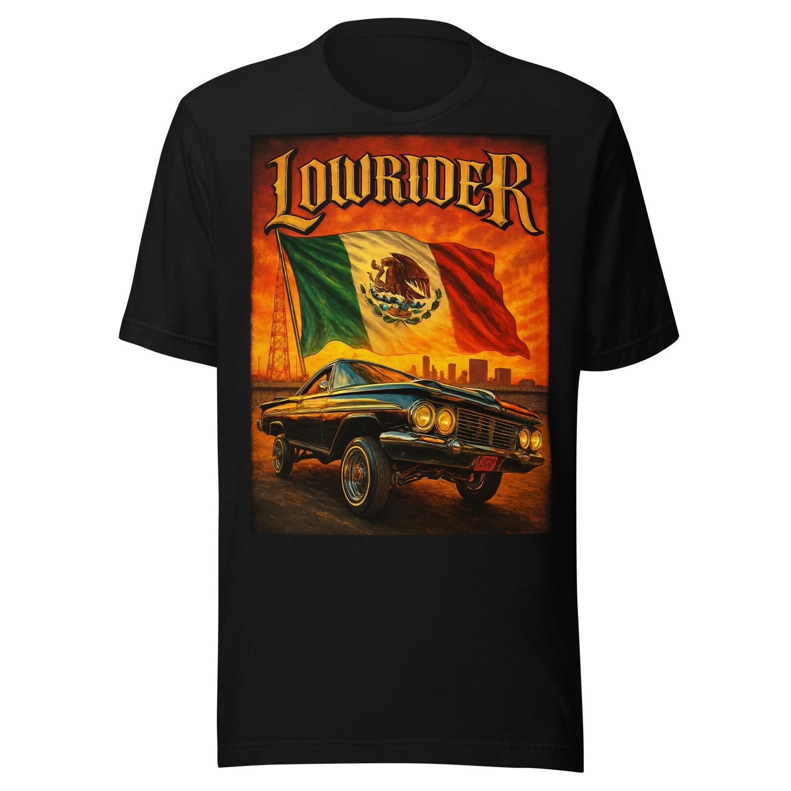 Lowrider Mexican Flag Unisex t-shirt 2XL