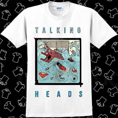 Talking Heads Stand Ein Kleines Häuschen T-Shirt Meme Geschenk Lustig Vintage Stil Unisex