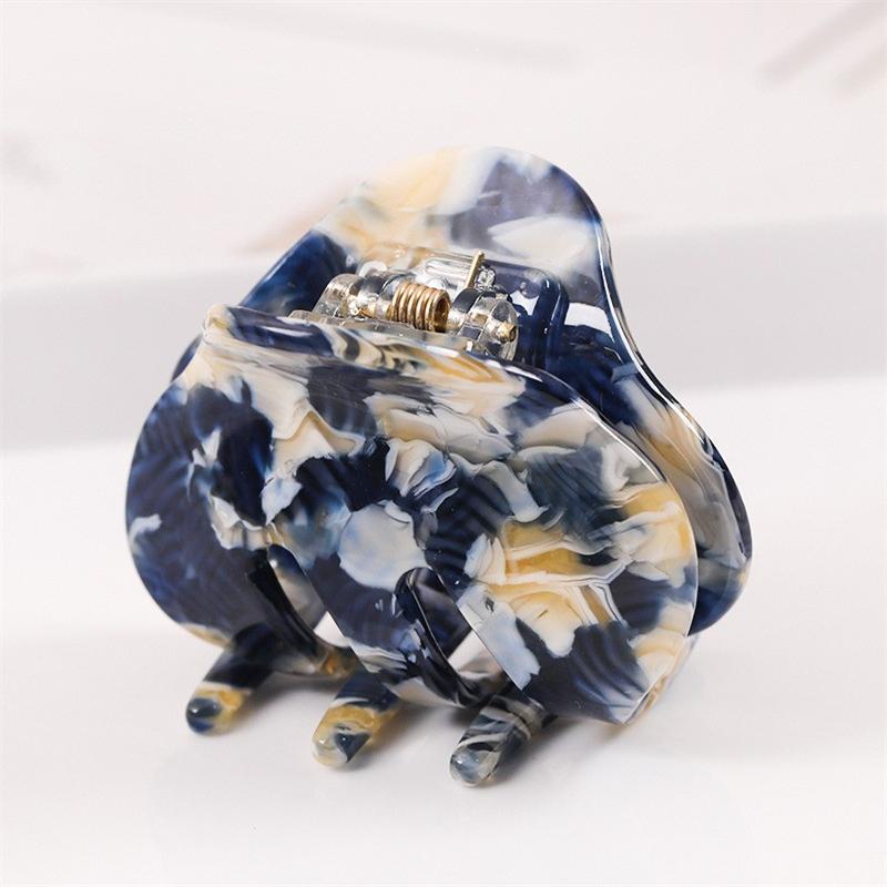 Fashion Rhombus Acetate Hair Claws Colourful Ponytail Hair Accessories Acetic Claw Clips For Women Or Girls