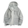 Sunscreen Clothing Men's and Women's Summer Hooded UV Protection Jacket Light and Quick-drying Ice Feeling Fashion Outdoor Mobility