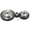 1Pcs 2 Module Spur Gear 21T/22T/23T-60T 45# Steel Motor Gear 2M Mechanical Transmission Gear Process Hole 10/12mm