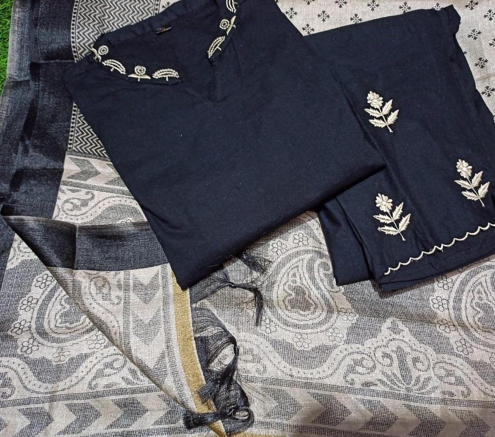 Indian Designer Top Tunic Kurta Pant Dupatta Set Women Bollywood Salwar Suit Kurti Dress