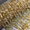 Hongchu Assorted Irregular Shaped Loose Beads Strawberry Quartz Morgan Multi-bead irregular-shaped semi-finished long chain Bracelet with beads