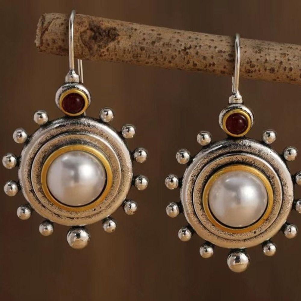 

Серьги Palace Middle в старинном стиле, винтажные, модные, легкие, роскошные, с жемчугом, женские