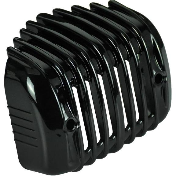 Motorcycle Voltage Regulator Cover Black Chrome Fairing Compatible With Harley Softail FatBoy Breakout 2001-2017 Softail Springer 2001-2009(Chrome