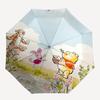 Hundred Acre Wood, Winnie-the-Pooh Themed Automatic Opening and Closing Umbrella, Brightly Colored 8-rib Portable Umbrella, Suitable for Men and Women