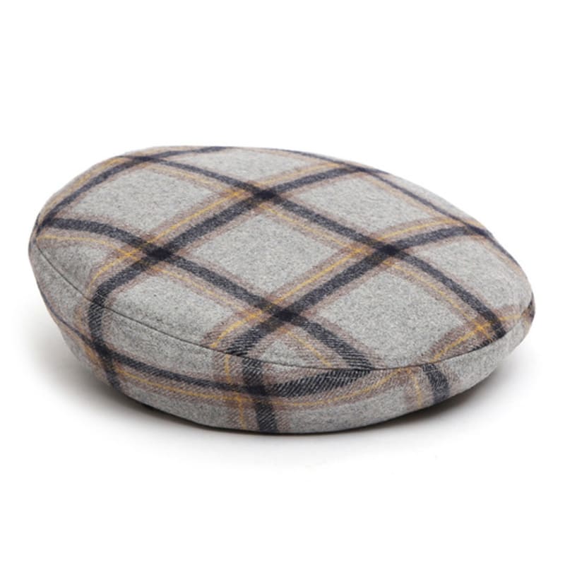 UNDERCONTROL Studio  FULL MOON BERET / WOOL CHECK / SMOKE GREY