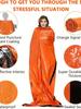 Sac de dormit de urgență Pături termice Mylar ultra impermeabile Sac de dormit de supraviețuire ușor Păstrează căldura pentru camping drumeții