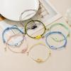 Small fresh adjustable multi-color spotted ceramic fish bracelet hand-woven versatile cute cartoon bracelet for women