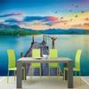 3D Wall Mural Nature Landscape Wallpaper Wooden Bridge Wall Paper For Living Room Wall Decor Fresco