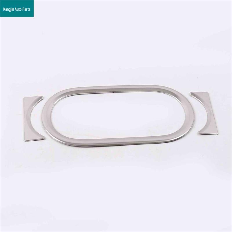 Silver Stainless Steel Interior Rear Anti-Kick Frame for Volkswagen T-Cross 2018 Model