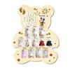 Bear/Egg/Door Shape Baby Milestone-Photo Frame Wood Board Photo Banner  Mothers Day Celebrations