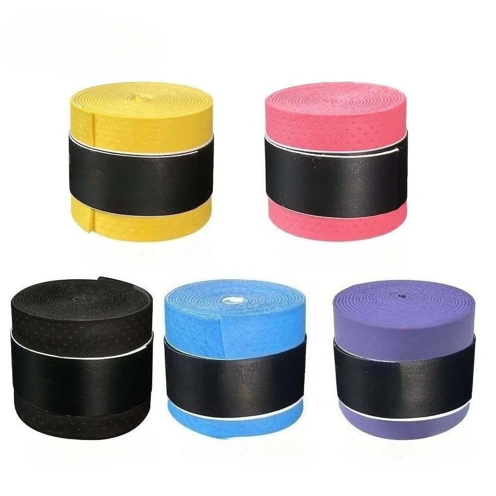 2.5*110CM Tennis Racket Wrap Grip Rubber Pre-cut Non-slip, Sweat-absorbing Hand Tape Badminton Pickleball Comfortable Cushion Grip