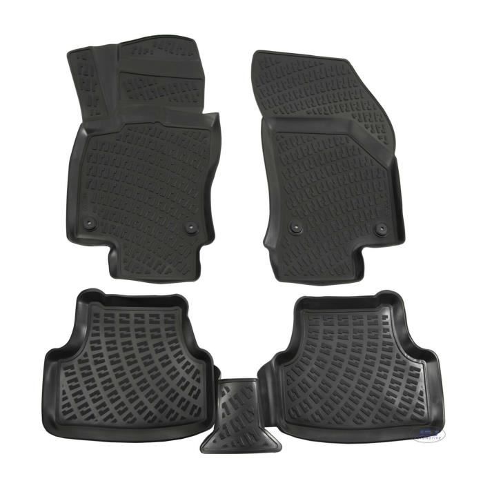 Tapis De Sol En Caoutchouc - J&amp;J AUTOMOTIVE - Seat Arona - Sur Mesure - Antidérapant - TPE Non Toxique