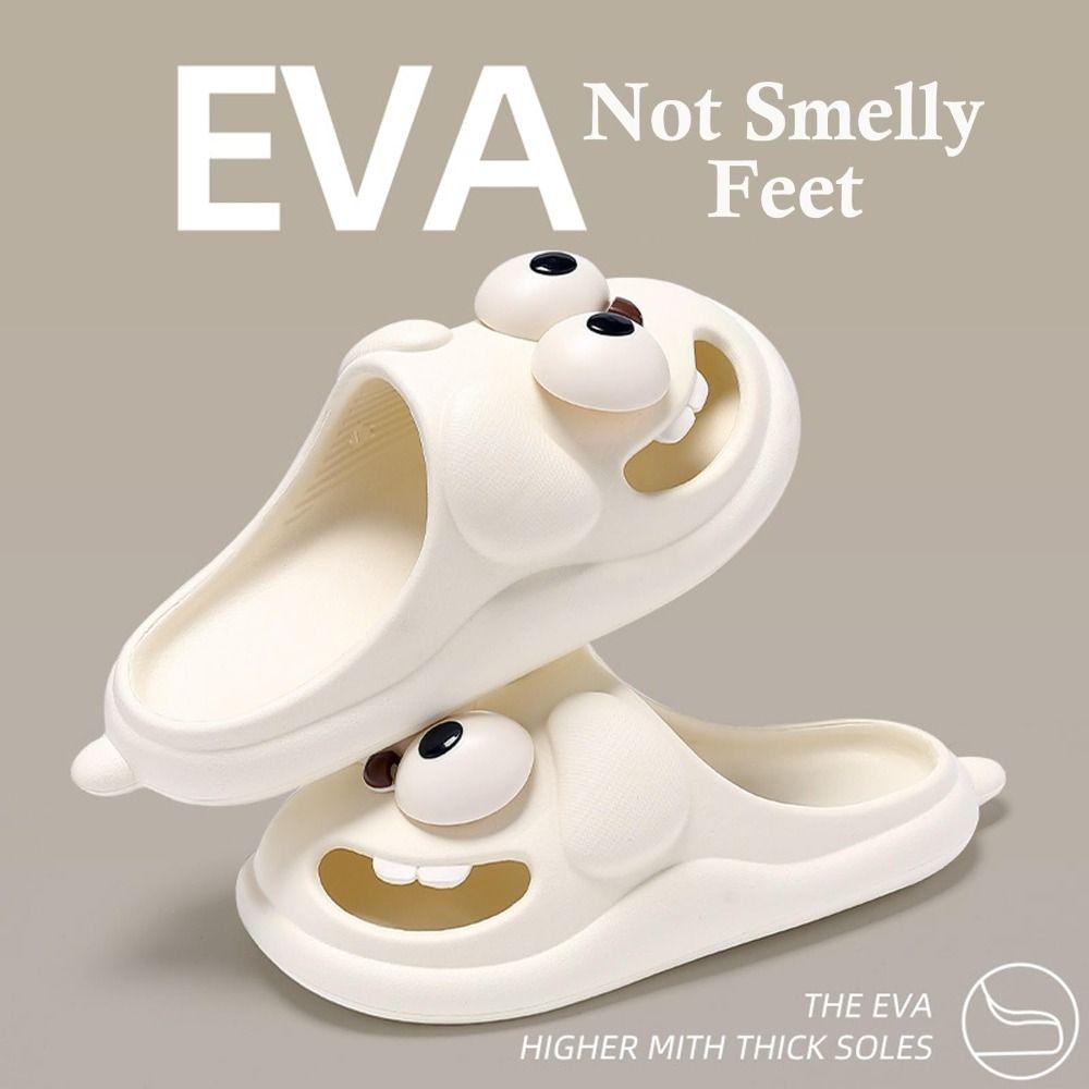 Pantofole Cane Occhi Grandi in PVC Design Divertente Pantofole Cartone Animato Pantofole Bacio Lingua Pantofole da Casa