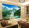 Mural Waterfall Wallpaper Landscape Background Wall Mural Living Room Bedroom Home Decoration Mural