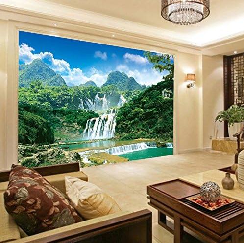 Mural Waterfall Wallpaper Landscape Background Wall Mural Living Room Bedroom Home Decoration Mural