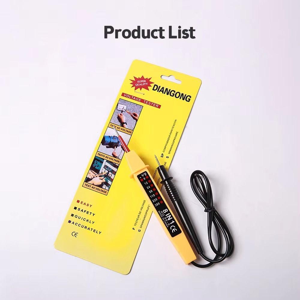 8-In-1 Test Pen High Sensitivity Electrical Detector Car Test Pen  for Auto Car Electrical Testing