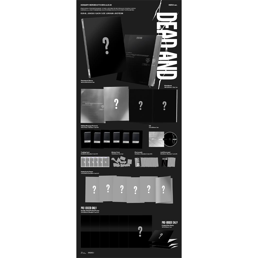 [Pre-order] Xdinary Heroes - DEAD AND (8th Mini)