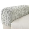 Luxurious Plush Sofa Arm Cover For Comfort And Warmth Furniture Protector Machine Washable Fuzzy Armrest Slipcover