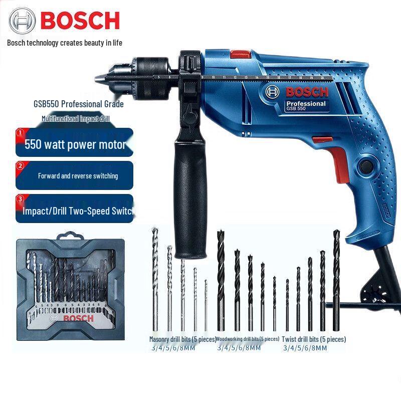Bosch GSB550 Multi-Function Impact Drill CN Plug (adapter Included)