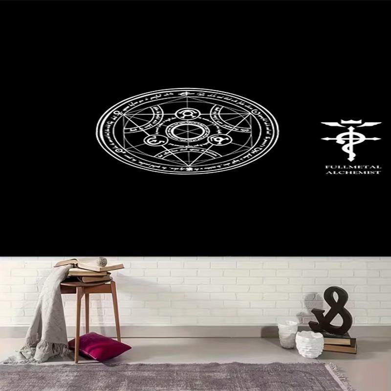 1pc Fullmetal Alchemist Tapestry, Living Room, Bedroom, Office, Party Decor, Ideal Festive Gift
