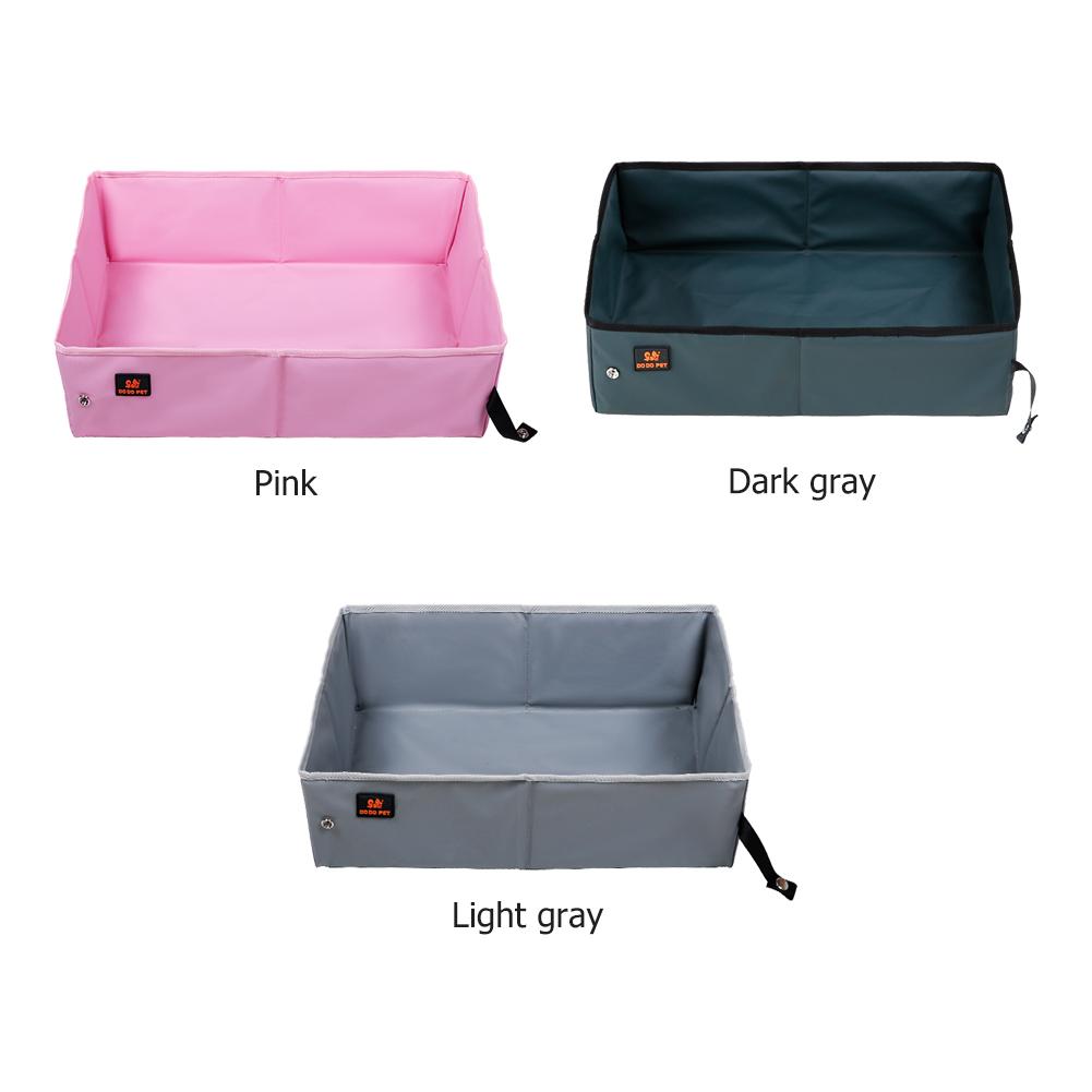 Buy Waterproof Outdoor Foldable Cat Litter Box Dog Toilet Tray Folding