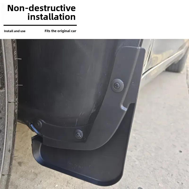 For Tesla Model 3 Highland 2026 2026 2026 1set/4pieces Car Mud Flaps Front Rear Wheel Mudguards Splash Guards Fender Accessories