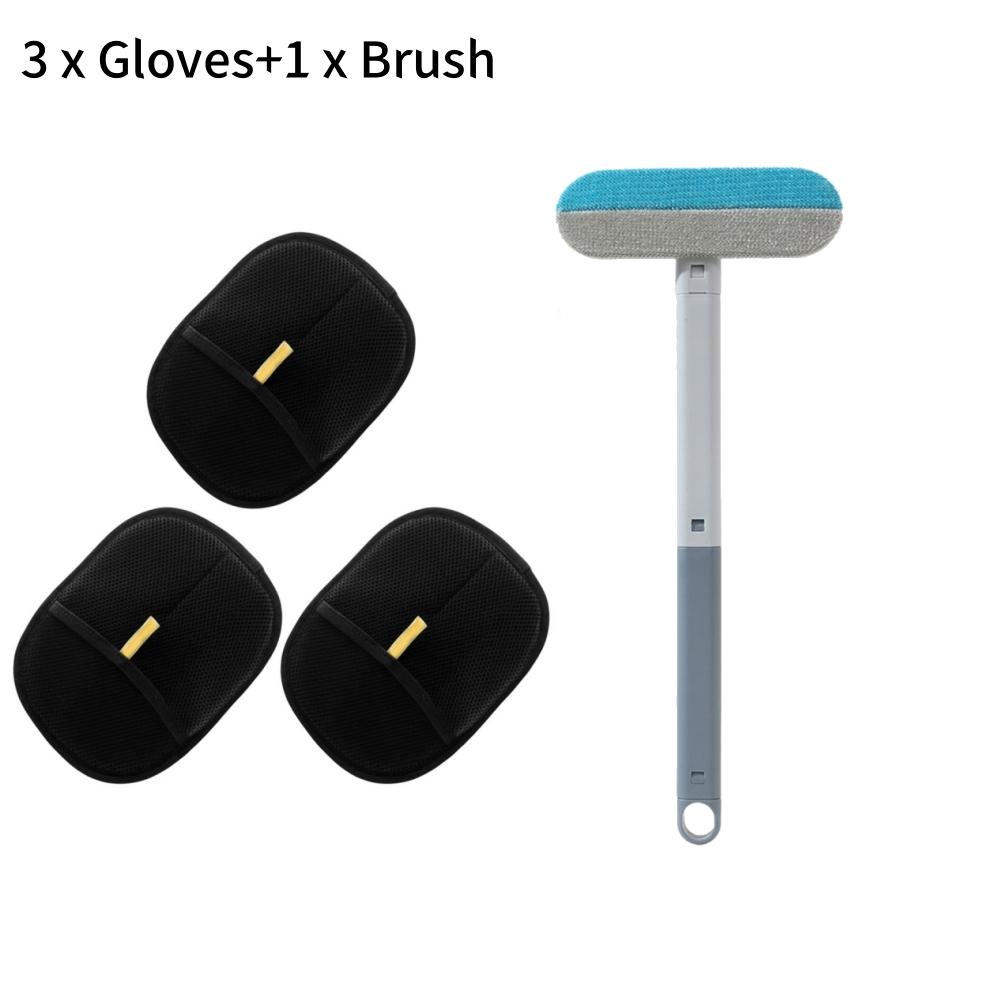 Reusable Electrostatic Pet Hair Removal Mitts Cat Dog Hair Remover Brush Sticking Device Home Hair Scraper Cat Grooming Tools