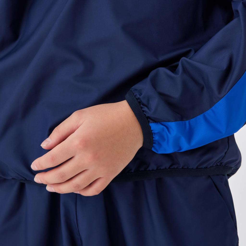 New Balance Kids Soccer Junior Piste Jacket Junior Dry Kids NV 150 (JJTF9407) Sweat-Absorbent Quick-Drying (Navy)