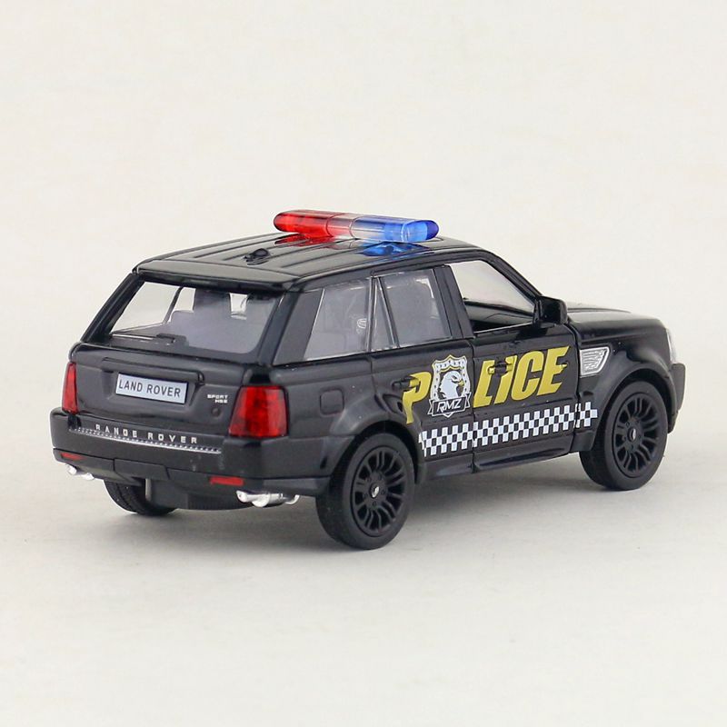 1/36 Scale Land Rover Range Rover Police SUV Vehicle Toy Car Alloy Diecast Car Model Toy with Pull Back for Children Gifts Toy Collection