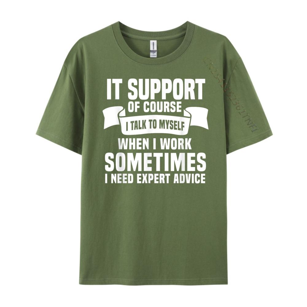 Funny It Support Quote Computer Engineer It Consulting Red And Black Graphic T Shirt Original Mens TShirts