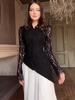 Spring 2025 Elegant Retro Long Sleeve Waist-Cinching Dress