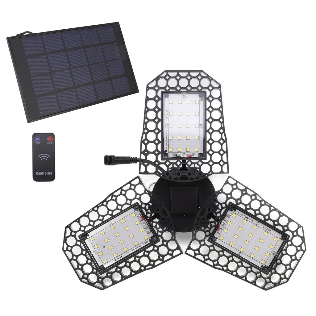 Solarleuchte Außen IP65 Wasserdicht Fernbedienung LED Solarbetriebene Leuchte für Hof Garten