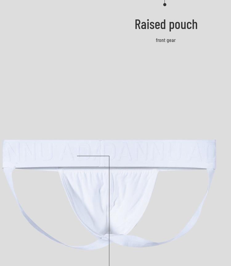 Men's Backless Butt-Lifting Stretchy Modal Low-Rise Thong Lingerie