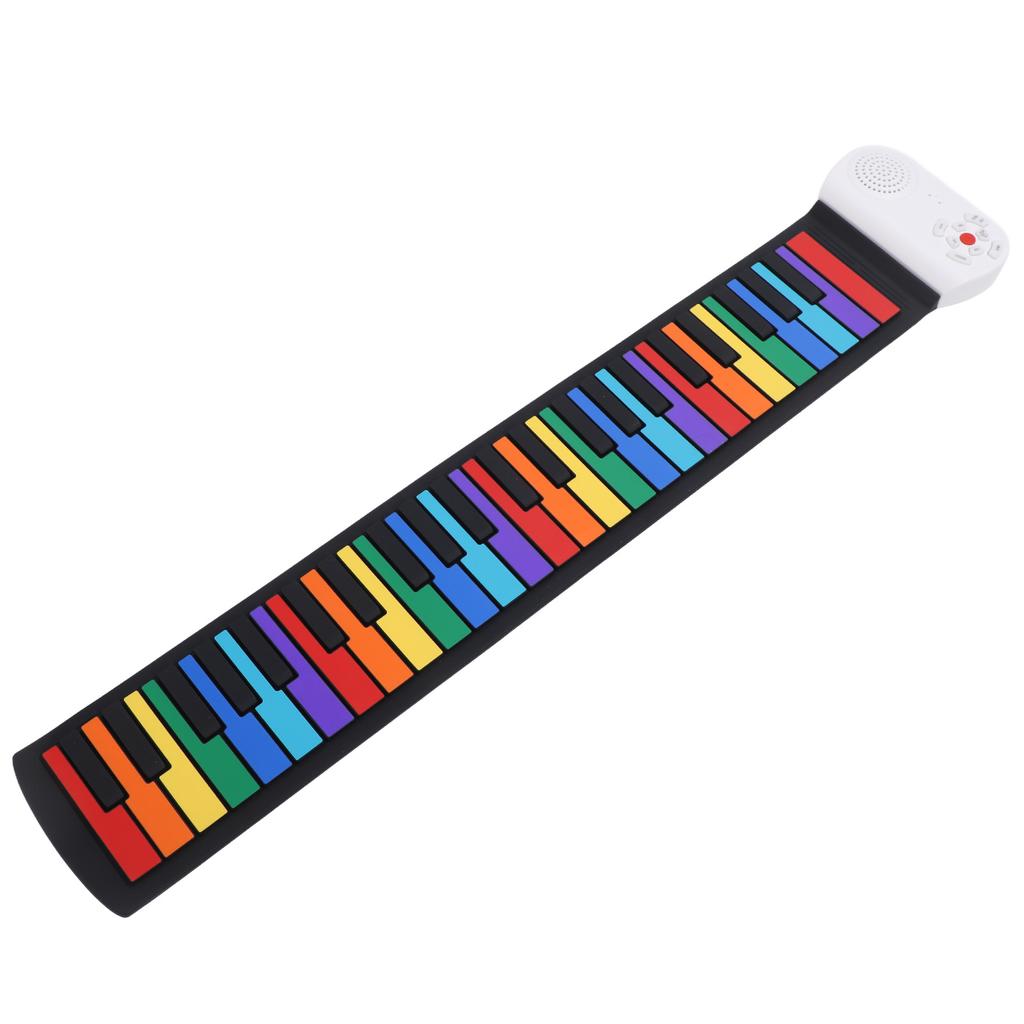 49 Keys Roll Up Piano Toy Realistic Sound Rechargeable Electric Hand Roll Piano Toy for Beginner