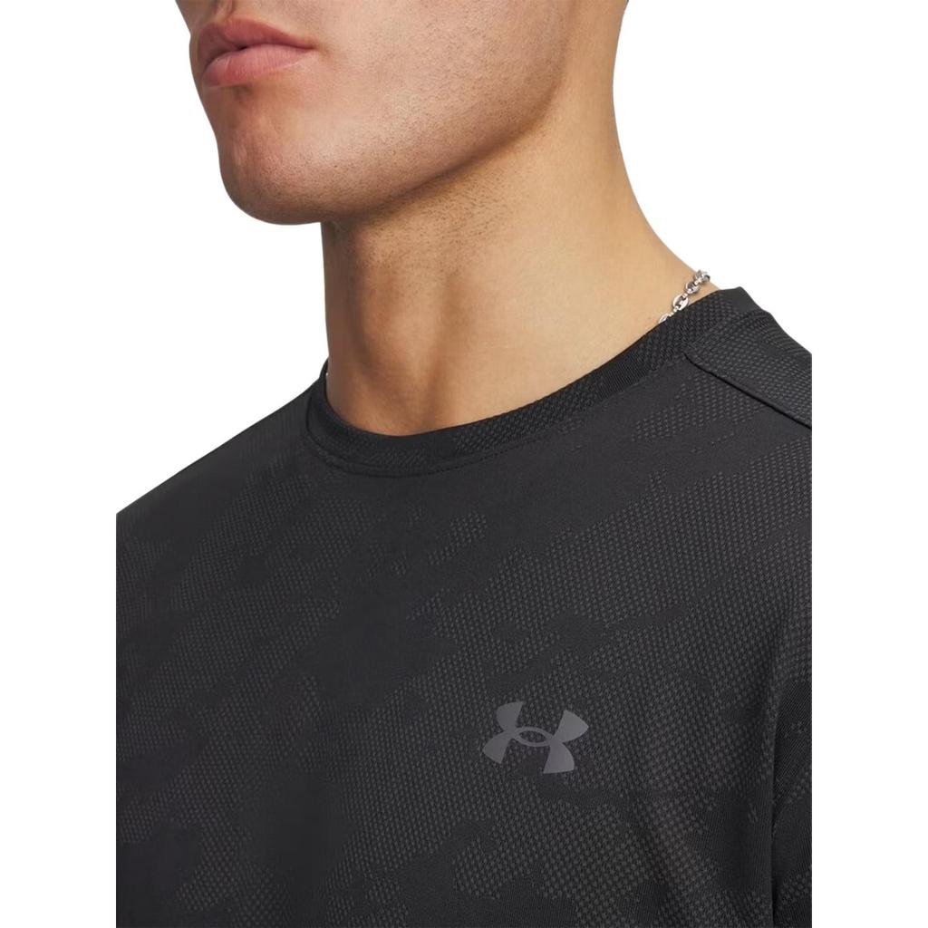 Under Armour Tech Vent Jacquard Logo Crew Neck Short Sleeve T-Shirt Men tops 1390047-001