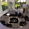 1pc Office Carpet Chair Mats Maneki-neko Cats Pattern Perfect for Decorating Office Chairs, Living Rooms, Or Bedrooms
