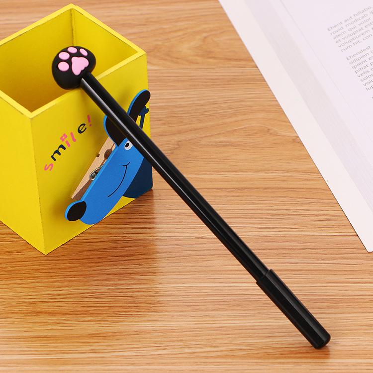 Cute Cartoon Cat Neutral Pen - Creative Stationery for Students and Office, Black Ink