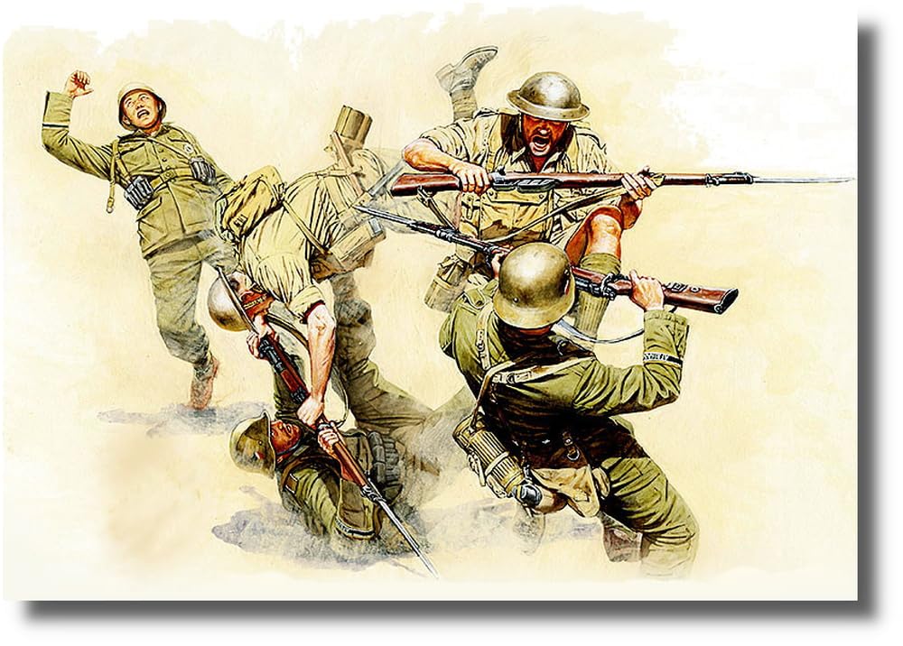 

Master Box Combat Немецкая армия Британская армия 5 фигурок Северная Африка Пластиковая модель MB35092 1/35 Рукопашный бой против. 1941-42