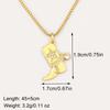 Nidin New Arrival Punk Boot Shape Zircon Pendant Necklace 3 Styles Choice For Female Male Trendy Personality Jewelry Party Gifts