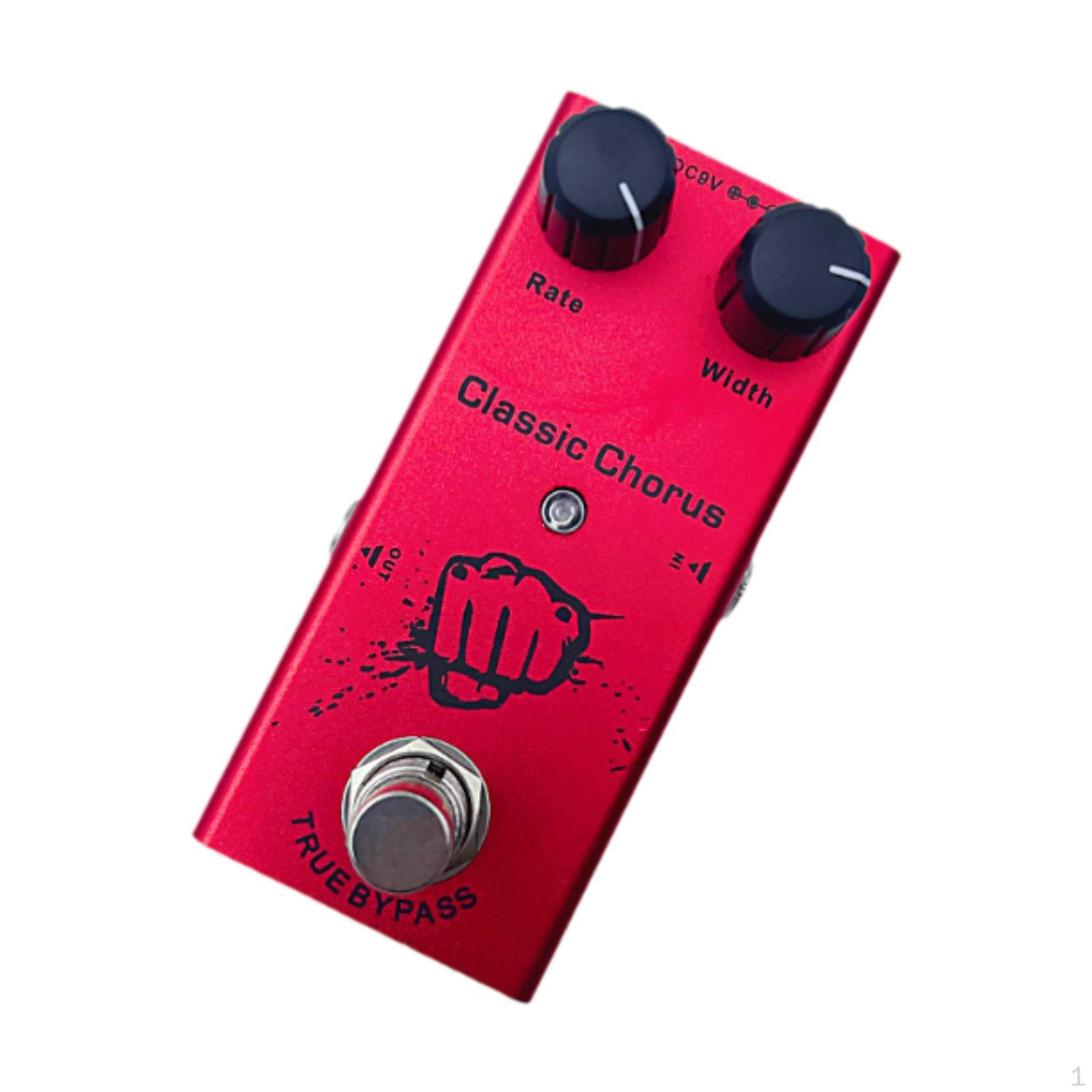 

Педаль эффектов для электрогитары DC 9V True Bypass Effector для шоу Chorus
