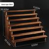 Solid Wood Display Rack for Action Figures, Collectibles, and Succulents
