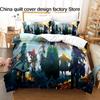 The Rising Of The Shield Hero Anime Bedding Set 3Pcs Isekai Manga Duvet Cover Set With Pillowcases For Teens Fans Bedroom Decor