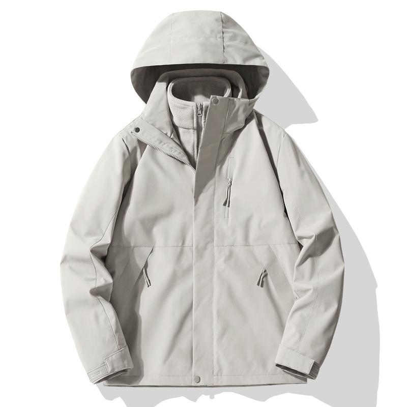 Camel Women's 3-in-1 Windproof Waterproof Mountaineering Jacket for Early Spring