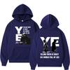 Rapper Kanye West Album 2026 Tour Vintage Print Hoodie Unisex Hip-hop Punk Sweatshirts Long Sleeves Loose Oversized Pullover