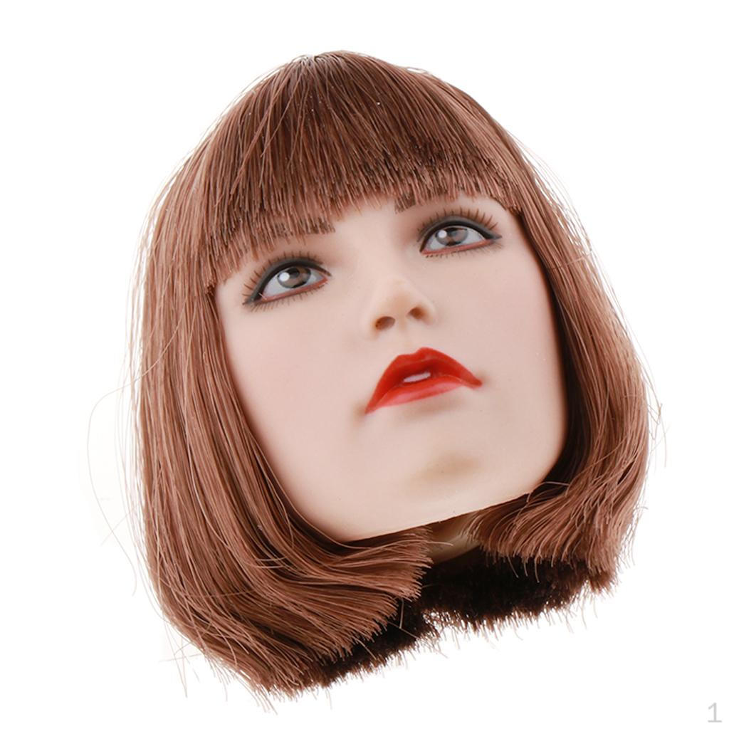 

1/6 лепит яркое резное выражение с длинными волосами для s, 12-дюймовая женская фигурка YMT011 C