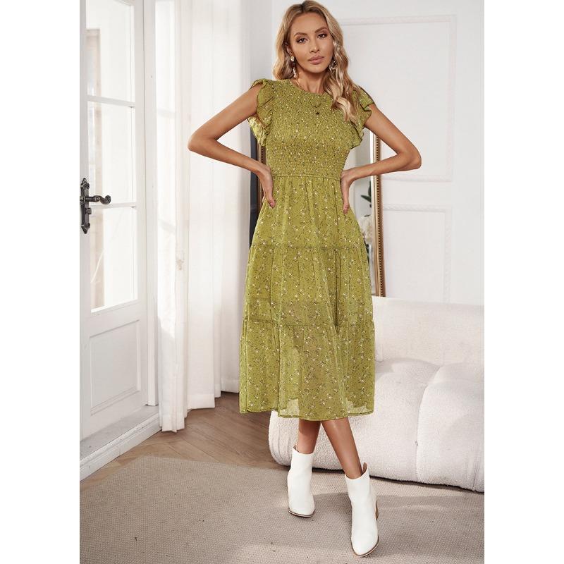 Women's Floral Dress Summer Long Dress