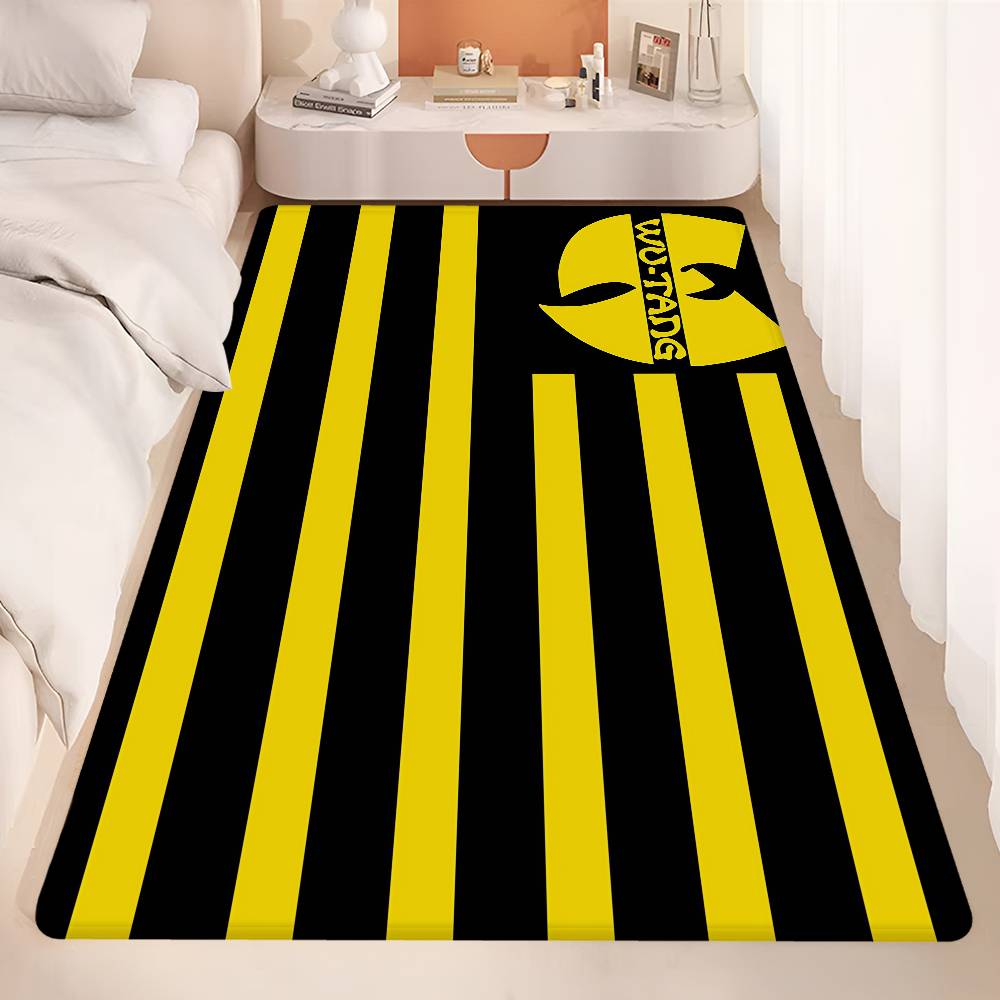 WU-T--TANG CLAN Tappetino d'ingresso per Band Tappetino d'ingresso Antiscivolo per Stanza dei Bambini Camera da Letto Balcone Tappetino d'ingresso per Soggiorno Tappeto
