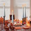6-Pack Halloween  Flameless Candles - Flickering LED Tea Lights With Creepy  Designs For Indoor And Outdoor Decor